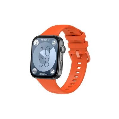 BUĞZ Huawei Watch Fit 3 Klasik Kordon - Turuncu
