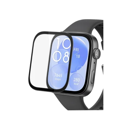 BUĞZ Huawei Watch Fit 3 Polymer Nano Ekran Koruyucu - Şeffaf