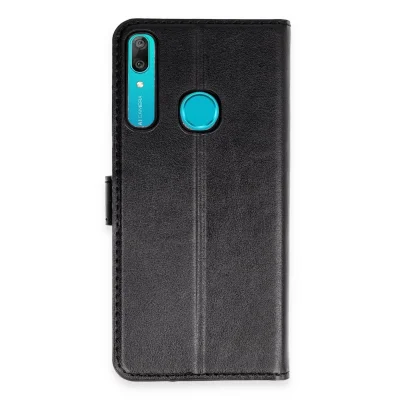 BUĞZ Huawei Y6 Prime Kılıf Trend S Plus Kapaklı Kılıf - Siyah