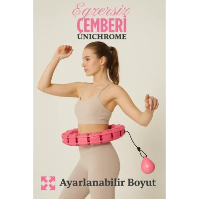 BUĞZ Hulahop Egzersiz Çemberi Egzersiz Halkası Ağırlıklı Bel Karın Kalça Bölgesi Ayarlanabilir