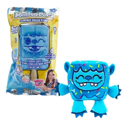 BUĞZ Ice Pops MonsterPops Sürpriz Mini Peluş Canavar