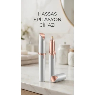 BUĞZ İnce Uçlu Yüz ve Kaş Tüy Alma Epilasyon Aleti Hassas Kullanım