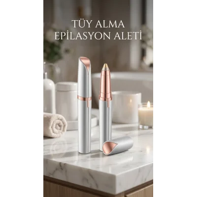 BUĞZ İnce Uçlu Yüz ve Kaş Tüy Alma Epilasyon Cihazı Ergonomik Tasarım