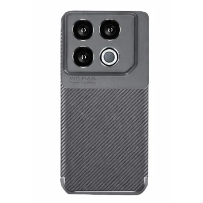 BUĞZ İnfinix Gt 20 Pro Kılıf Auto Focus Karbon Kapak - Gri