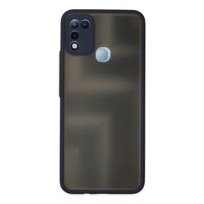 BUĞZ İnfinix Hot 10 Play Kılıf Montreal Silikon Kapak - Lacivert