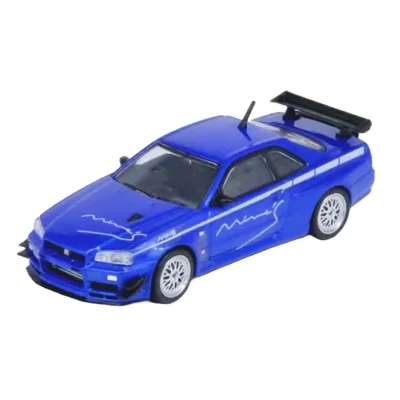  Inno 1/64 Nissan Skyline GT-R R34 V-SPEC Tuned by MINES