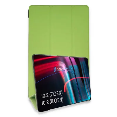 BUĞZ İpad 10.2 (7.nesil) Kılıf Tablet Smart Kılıf - Açık Yeşil