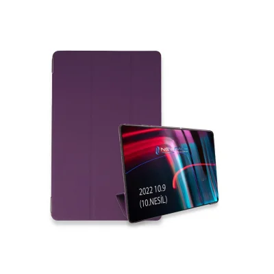 BUĞZ İpad 2022 10.9 (10.nesil) Kılıf Tablet Smart Kılıf - Mor