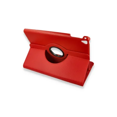 BUĞZ İpad 4 9.7 Kılıf 360 Tablet Deri Kılıf - Kırmızı
