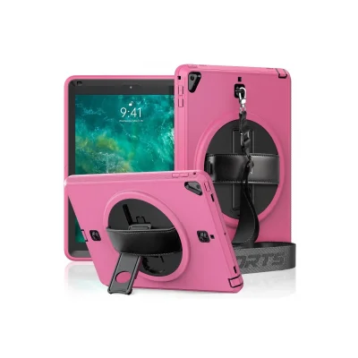BUĞZ İpad 5 Air 9.7 Kılıf Strap-c Otterbox Tablet Kapak - Pembe