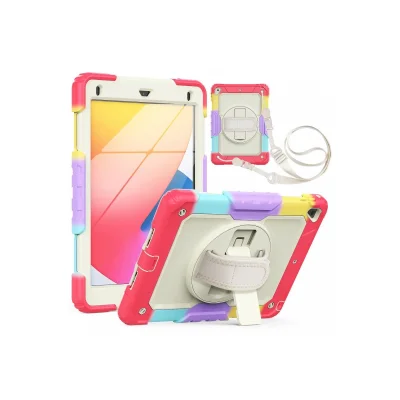 BUĞZ İpad 5 Air 9.7 Kılıf Tablet Rainbow Kapak - Kırmızı