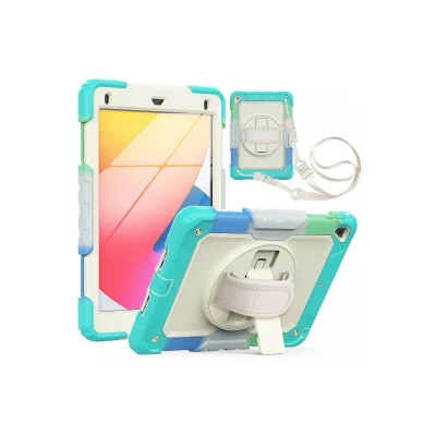 BUĞZ İpad 5 Air 9.7 Kılıf Tablet Rainbow Kapak - Turkuaz