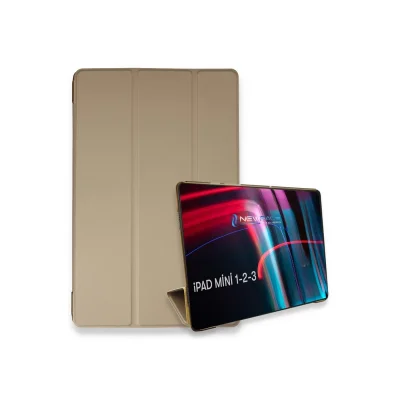 BUĞZ İpad Mini 3 Kılıf Tablet Smart Kılıf - Gold