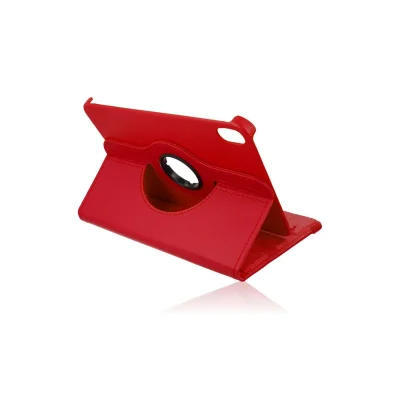 BUĞZ İpad Mini 6 Kılıf 360 Tablet Deri Kılıf - Kırmızı