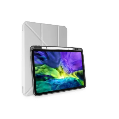 BUĞZ İpad Pro 11 (2018) Kılıf Kalemlikli Mars Tablet Kılıfı - Gri