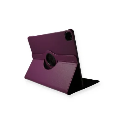 BUĞZ İpad Pro 11 (2020) Kılıf 360 Tablet Deri Kılıf - Mürdüm