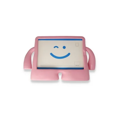 BUĞZ İpad Pro 11 (2021) Kılıf Karakter Tablet Silikon - Açık Pembe