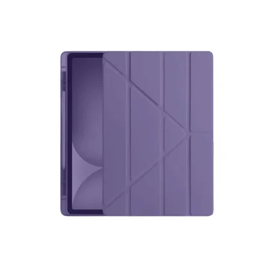 BUĞZ İpad Pro 11 (2024) Kılıf Kalemlikli Hugo Tablet Kılıfı - Mor