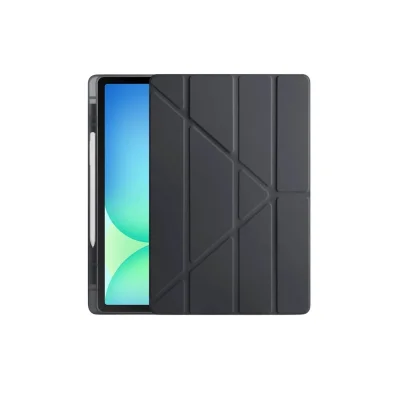 BUĞZ İpad Pro 11 (2024) Kılıf Kalemlikli Hugo Tablet Kılıfı - Siyah