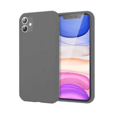BUĞZ İphone 11 Kılıf First Silikon - Gri