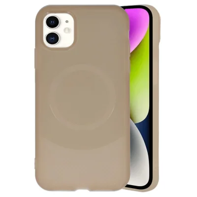 BUĞZ İphone 11 Kılıf Maya Karbon Kapak - Kahverengi