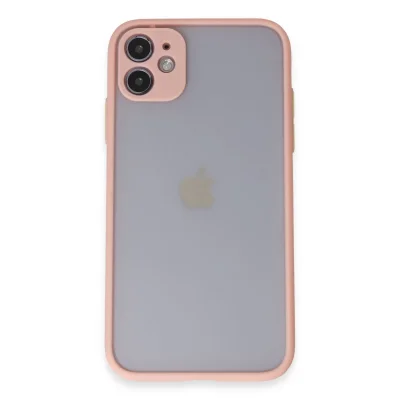 BUĞZ İphone 11 Kılıf Montreal Silikon Kapak - Pembe