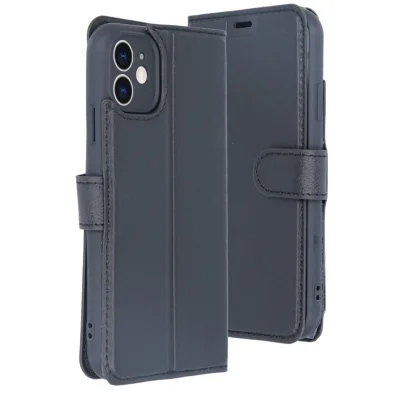 BUĞZ İphone 11 Kılıf Trend S Plus Kapaklı Kılıf - Siyah