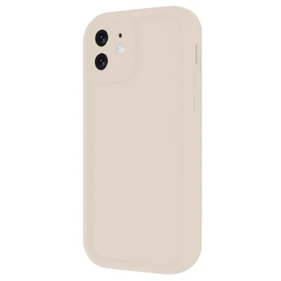 BUĞZ İphone 11 Kılıf Viera Silikon - Krem