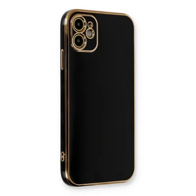 BUĞZ İphone 11 Kılıf Volet Silikon - Siyah