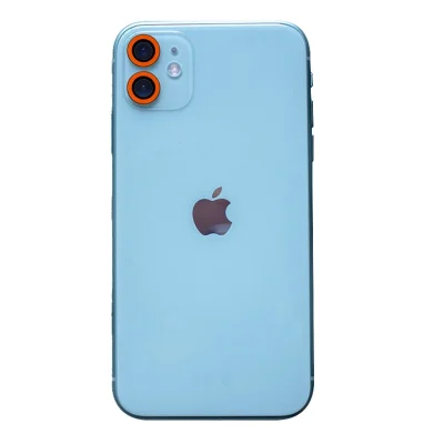 BUĞZ İphone 11 Neon Fosforlu Kamera Lens - Turuncu