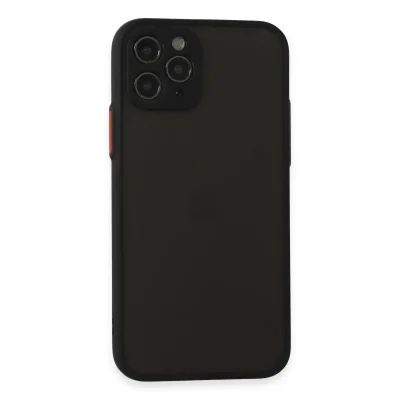 BUĞZ İphone 11 Pro Kılıf Montreal Silikon Kapak - Siyah