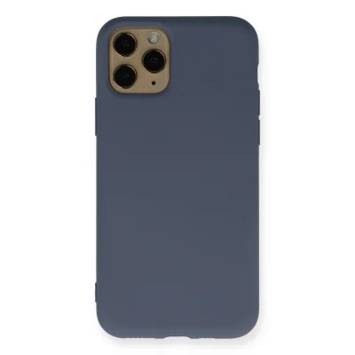 BUĞZ İphone 11 Pro Kılıf Nano İçi Kadife Silikon - Gri