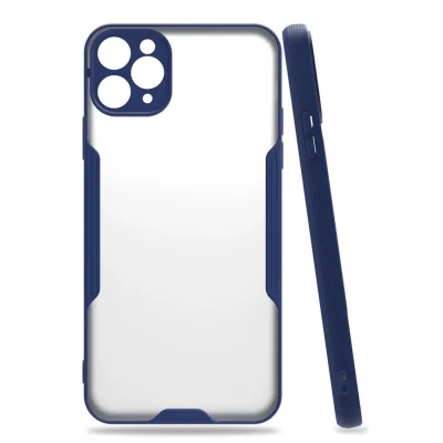 BUĞZ İphone 11 Pro Kılıf Platin Silikon - Lacivert