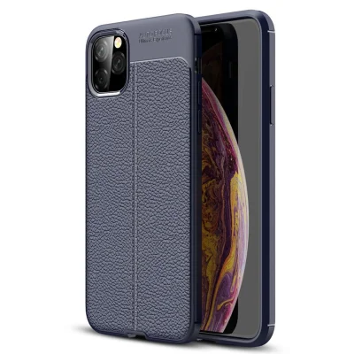 BUĞZ İphone 11 Pro Max Kılıf Auto Focus Kapak - Lacivert