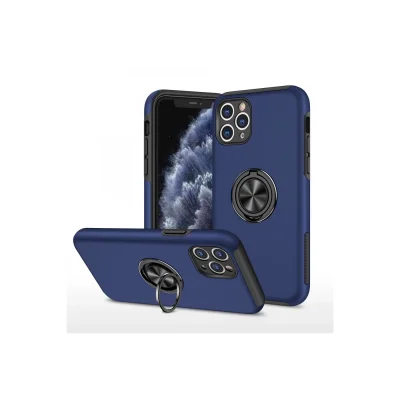 BUĞZ İphone 11 Pro Max Kılıf Elit Yüzüklü Kapak - Lacivert