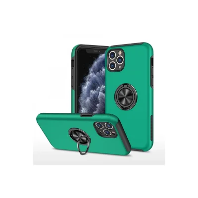 BUĞZ İphone 11 Pro Max Kılıf Elit Yüzüklü Kapak - Yeşil