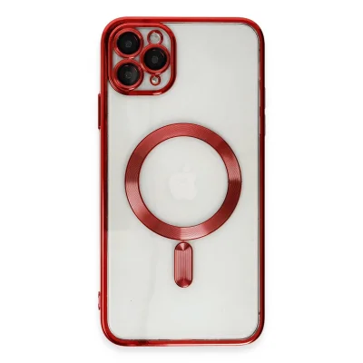 BUĞZ İphone 11 Pro Max Kılıf Kross Magneticsafe Kapak - Kırmızı