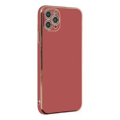 BUĞZ İphone 11 Pro Max Kılıf Volet Silikon - Kırmızı