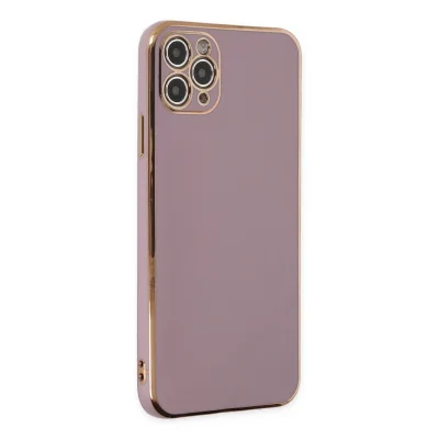 BUĞZ İphone 11 Pro Max Kılıf Volet Silikon - Mor