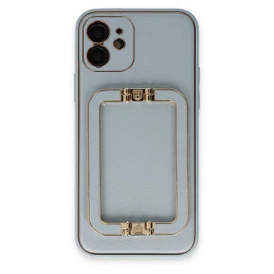 BUĞZ İphone 12 Kılıf Coco Elit Kapak - Turkuaz