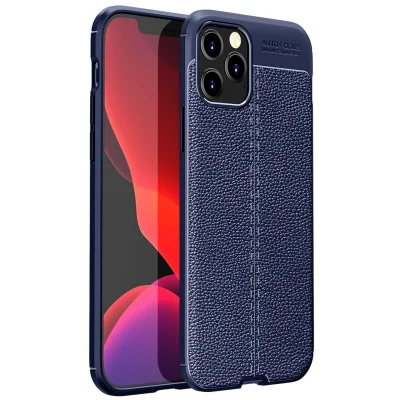 BUĞZ İphone 12 Pro Kılıf Auto Focus Kapak - Lacivert