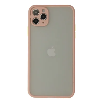 BUĞZ İphone 12 Pro Kılıf Montreal Silikon Kapak - Pembe