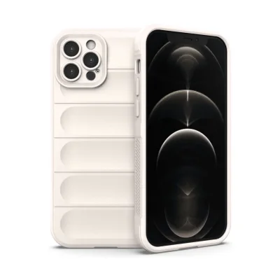 BUĞZ İphone 12 Pro Kılıf Optimum Silikon - Krem