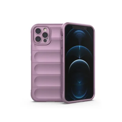 BUĞZ İphone 12 Pro Kılıf Optimum Silikon - Mor