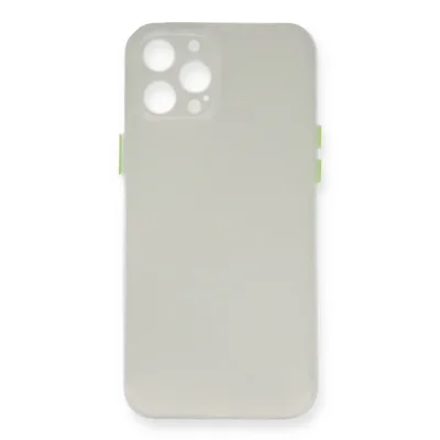 BUĞZ İphone 12 Pro Kılıf Pp Ultra İnce Kapak - Beyaz