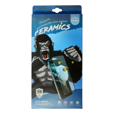 BUĞZ İphone 12 Pro Max 34d Izgaralı Cam