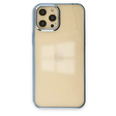 BUĞZ İphone 12 Pro Max Kılıf Element Silikon - Mavi