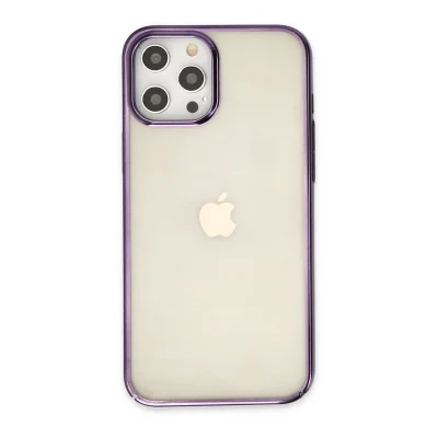 BUĞZ İphone 12 Pro Max Kılıf Element Silikon - Mor
