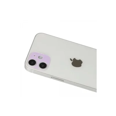 BUĞZ İphone 12 Rainbow Kamera Lens Koruma Cam - Mor