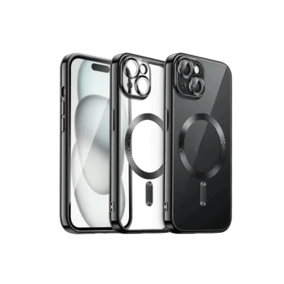 BUĞZ İphone 13 Kılıf Kross Magneticsafe Kapak - Siyah